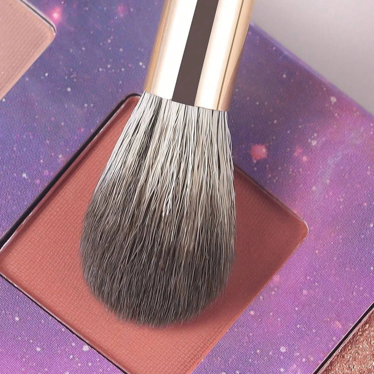 Champagne Silver Portable Eye Makeup Brush Set, 8pcs/Pack Beauty World Shop