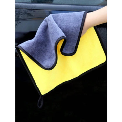 1/2/3/6/10pcs 30X60cm Microfiber Car Cleaning Towels Soft Quick Drying for Windows Mirrors Wiping Rags Double Layer Wash Cloth Beauty World Shop