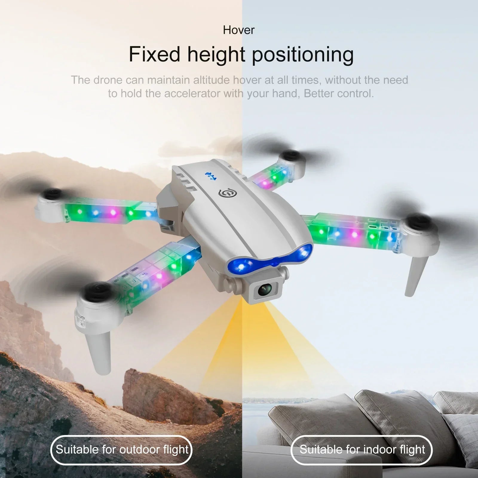 E99 K3 Pro HD 4K Drone with Dual Camera WiFi FPV Aerial Photography RC Quadcopter High Hold Mode Beauty Fashion
