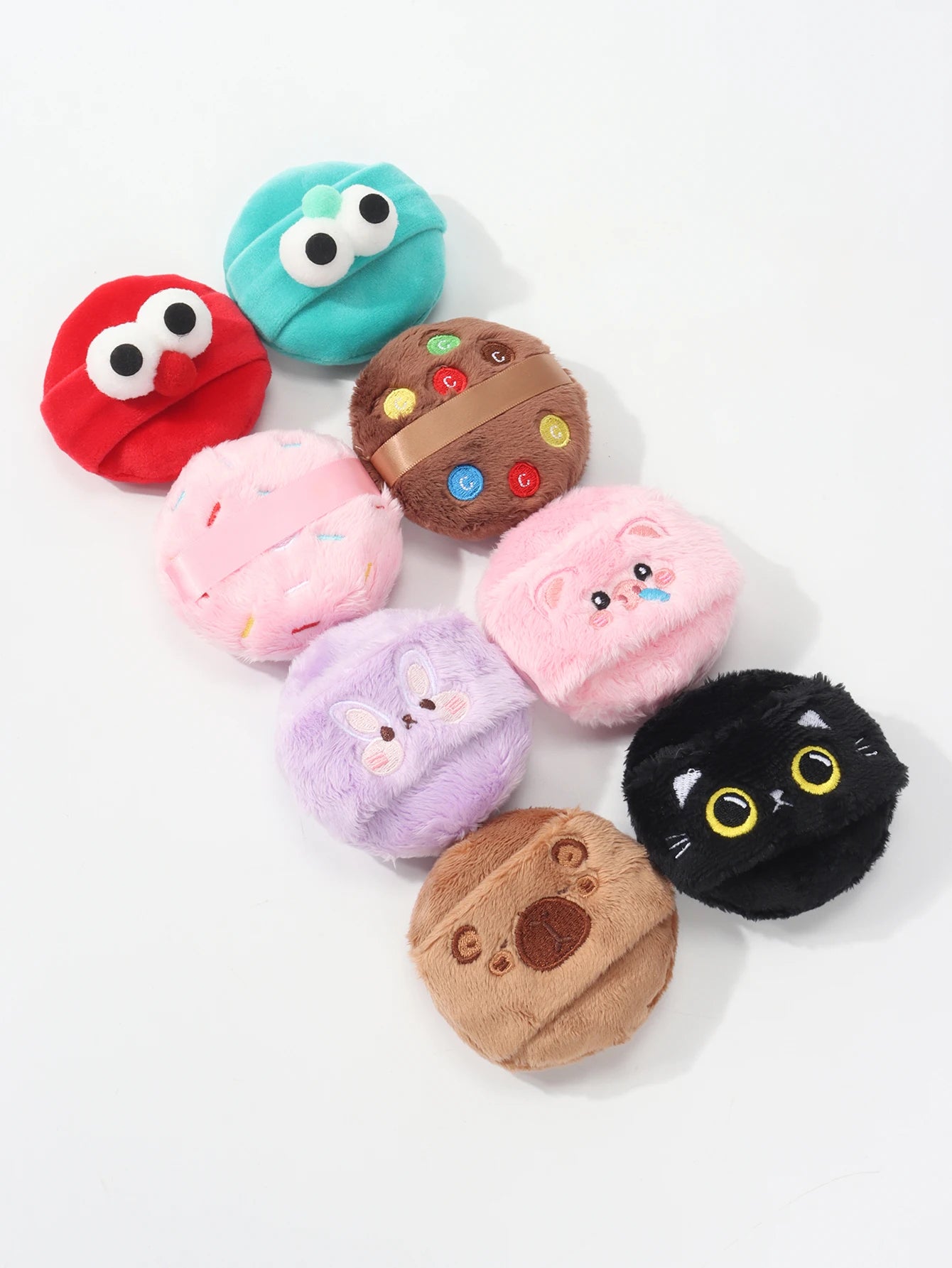 Female Makeup Blender Cosmetic Puff Powder Cute Cartoon Puff Portable Soft Cosmetic Puff Women Make up Tools Kawaii Makeup Beauty World Shop