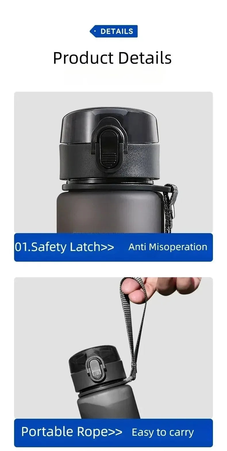 Leak-free sports water bottle, portable for travel and hiking. My favorite beverage bottle is 400ml and 560ml Beauty World Shop