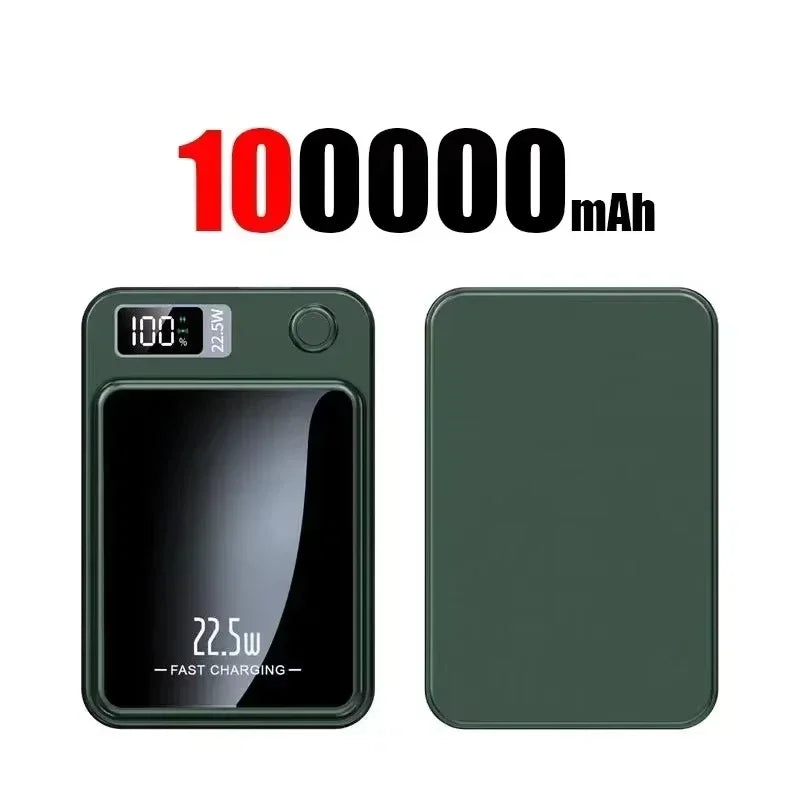 Lenovo Magnetic Wireless Power Bank 500000mAh PD22.5W Large Capacity Fast Charging External Battery For iPhone Huawei Samsung Beauty World Shop