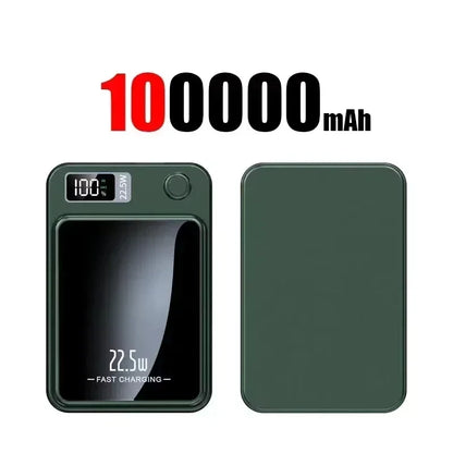 Lenovo Magnetic Wireless Power Bank 500000mAh PD22.5W Large Capacity Fast Charging External Battery For iPhone Huawei Samsung Beauty World Shop