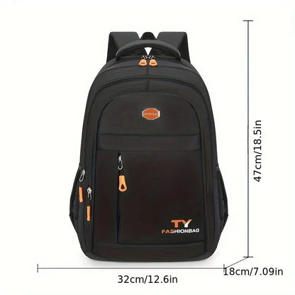 1 Pc Men's Backpack, Large Capacity Waterproof Casual Backpack,Adjustable Computer Backpack Beauty World Shop