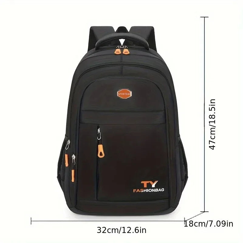 1 Pc Men's Backpack, Large Capacity Waterproof Casual Backpack,Adjustable Computer Backpack Beauty World Shop