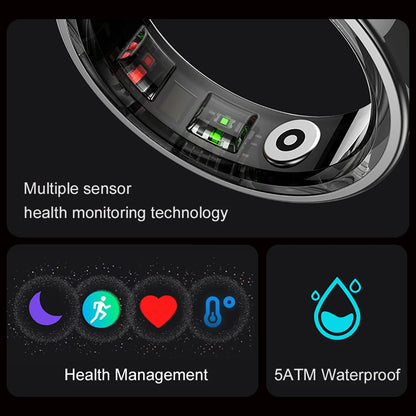 2024 COLMI R09 Smart Ring Men Women with Charging Case, Health and Sleep Monitor, Skin Temperature Monitor, 60 days battery life Beauty World Shop