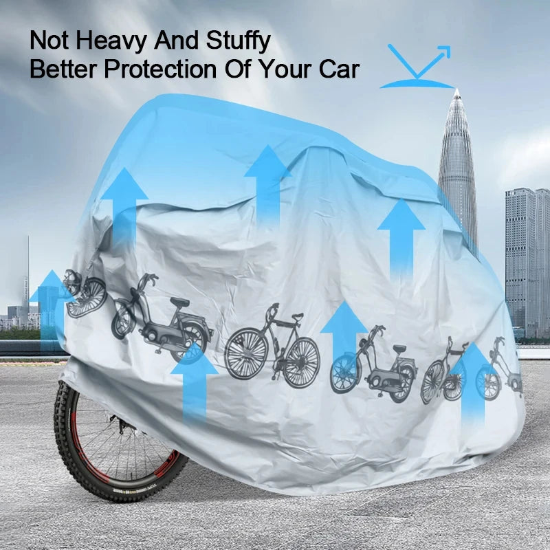 Bicycle Cover Outdoor Protection MTB Bicycle Case Cover Waterproof Dustproof Anti-UV Bike Gear All Seasons Bike Accessories Beauty World Shop