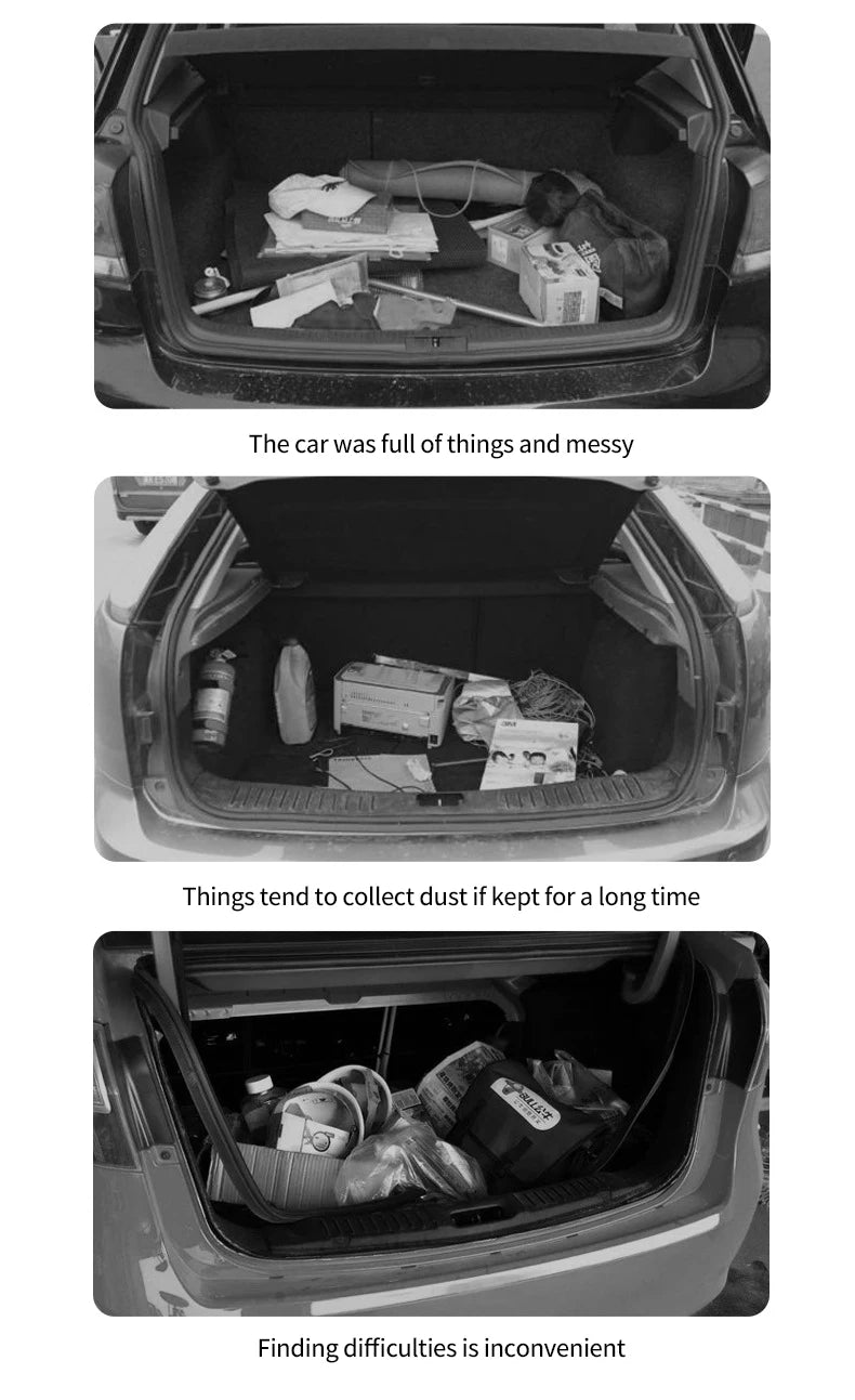 Car PU Leather Trunk Storage Box Portable Foldable Storage Car Multiuse Storage Car Trunk Bag Auto Storag Box Beauty World Shop