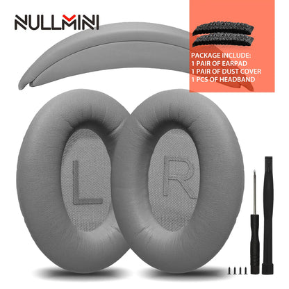 Nullmini Replacement Earpads for Bose QC35 QC35II QC45 Headphones Ear Pads Cushion Earmuffs Sleeve Headband
