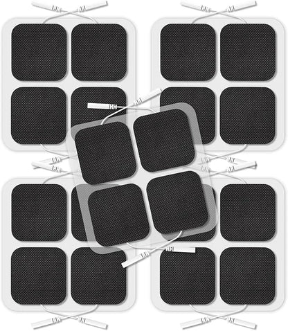 4x4cm 5x5cm Self Adhesive Electrodes Pads EMS Tens Massager Patch Nerve Muscle Stimulator Physiotherapy Therapy Body Massager Beauty World Shop