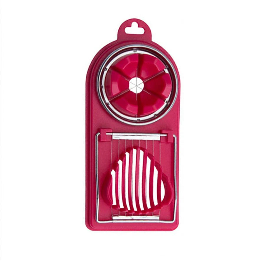 Multifunctional PP Base egg cutter 2-in-1 stainless steel wire pull egg cutter for hanging high-quality kitchen accessory tools Beauty World Shop
