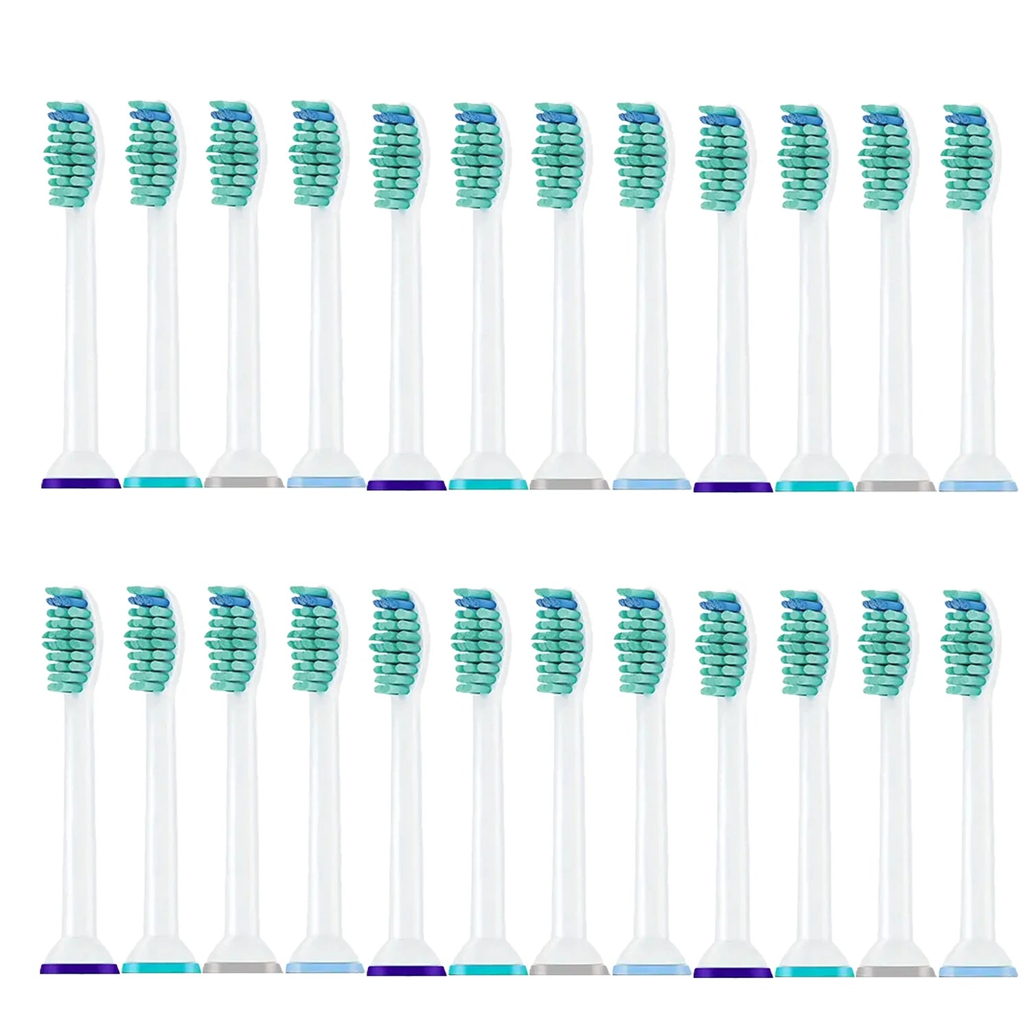 4-32pcs Electric Toothbrush Replacement Heads Compatible with Philips Sonicare Replacement Brush Heads Click-on Handles Beauty World Shop