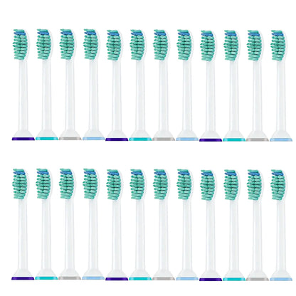 4-32pcs Electric Toothbrush Replacement Heads Compatible with Philips Sonicare Replacement Brush Heads Click-on Handles Beauty World Shop