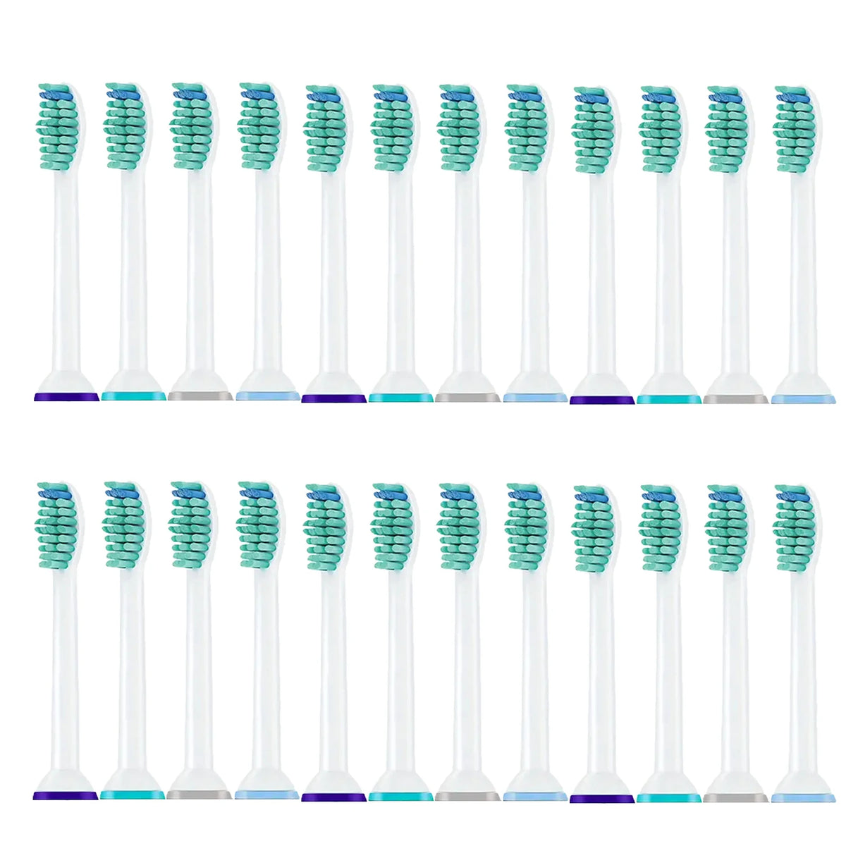 4-32pcs Electric Toothbrush Replacement Heads Compatible with Philips Sonicare Replacement Brush Heads Click-on Handles Beauty World Shop