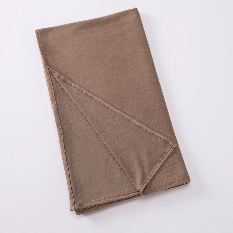 Good Stitch Stretchy Jersey Scarf Jersey Hijab Instant Hijab Plain Muslim Shawls Supplier Turban HeadWraps Foulard Femme Beauty World Shop
