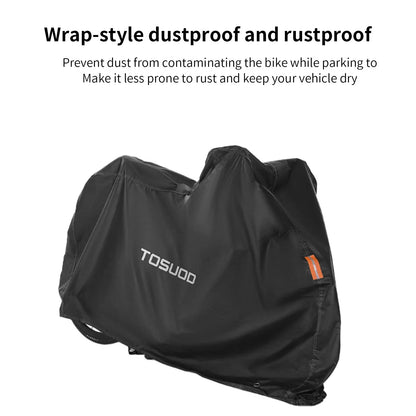 TOSUOD Thickened bike rain cover, All-Inclusive Design Rain Snow Dust  New All Weather Protective Sunshade  Protective Covers Beauty World Shop