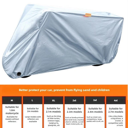 Motorcycle Thick 190T Waterproof Universal Outdoor Uv Electric Bike Protective Motorbike Dust Rain Sunshade Cover for All Season Beauty World Shop