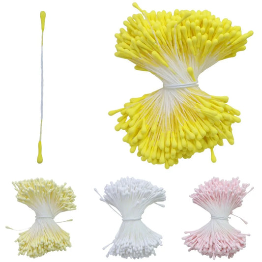 400pcs 2mm Moulti Options Artificial Flower stamen Mini Pearl Floral pistil For Wedding Party Home Decoration DIY Accessories Beauty World Shop
