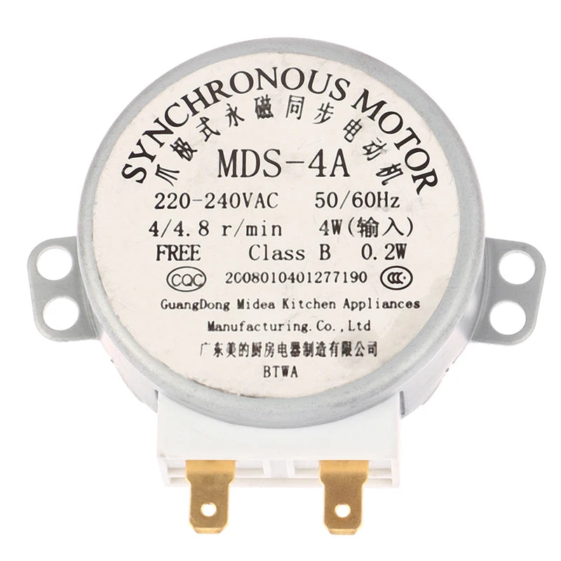 MDS-4A 220V Micro Turntable Synchronous Tray Motor Microwave Oven Accessories Core Coupling Clutch Beauty World Shop