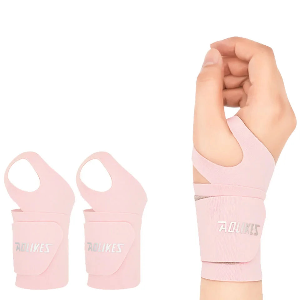 AOLIKES Ultra Thin and Soft Wrist Brace Wrist Wraps for Men and Women, Adjustable Wrist Support for Basketball Tennis Badminton Beauty World Shop