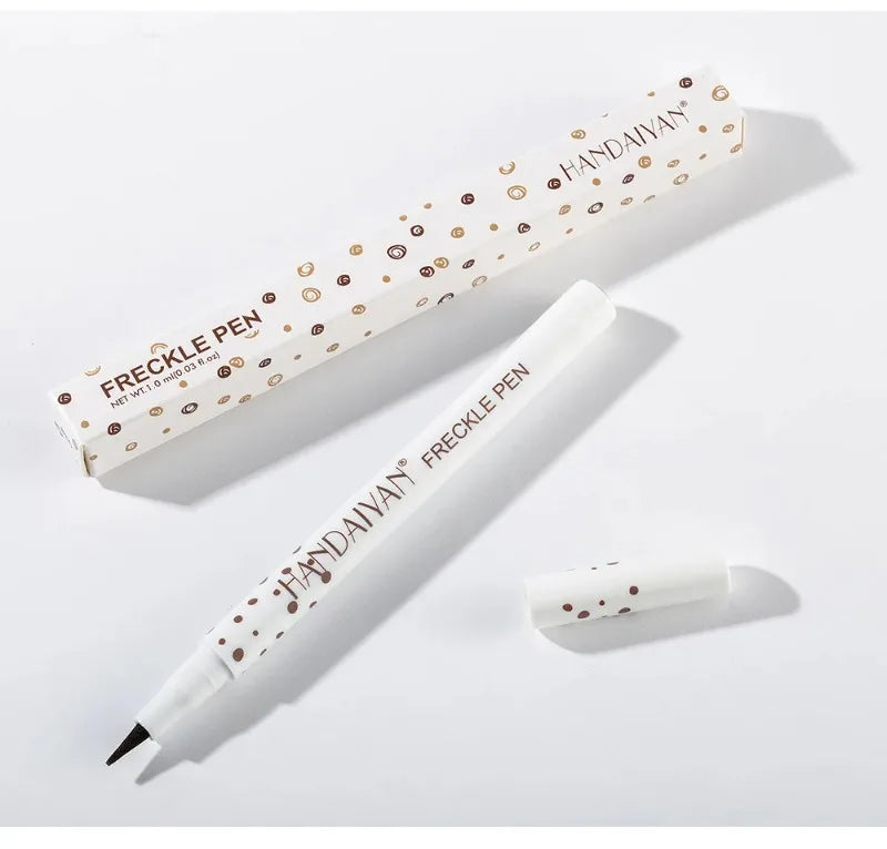 1PC Face Fake Freckles Pen Natural Waterproof Lifelike Fake Freckles Pen for Long Lasting Look Dot Spot Pen Makep Tool Cosmetic Beauty World Shop