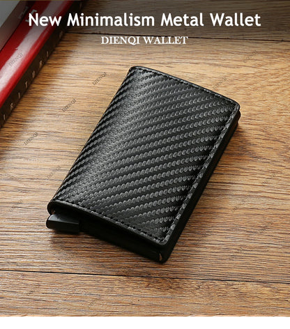 Anti Thief Rfid Credit Card Holder Smart Minimalist Wallet Pocket Men Women Slim Cardholder Bank Cash Creditcard Case Bag Purse Beauty World Shop