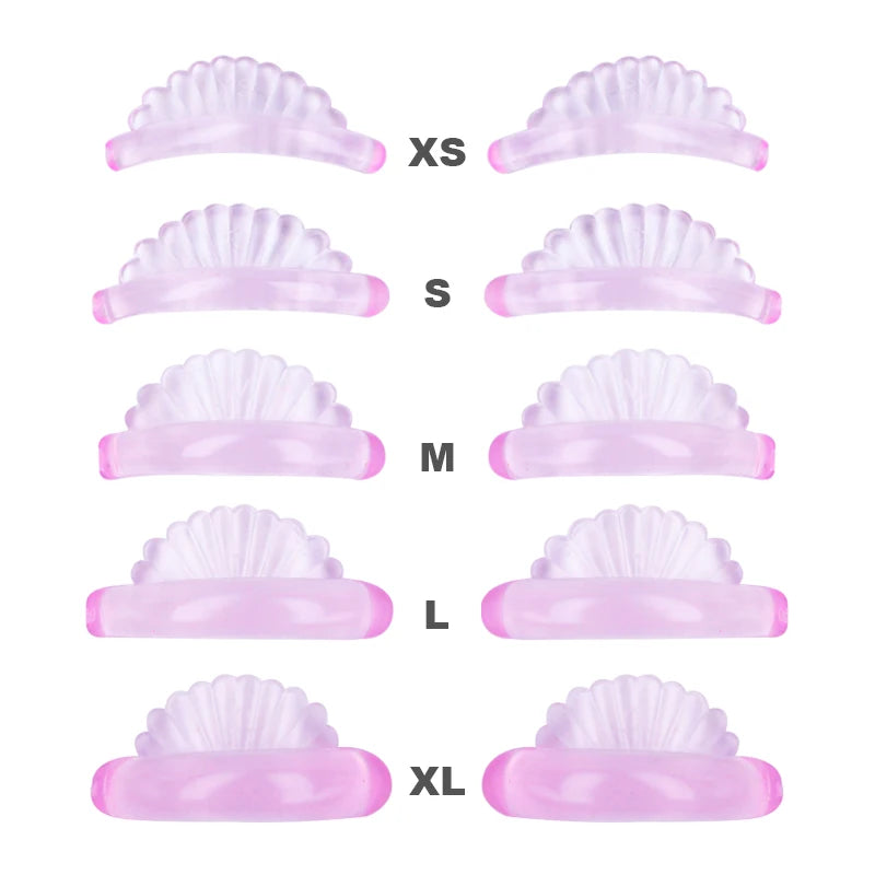 5 Pair 5 Size Lash Lift Silicone Pads Eyelash Perm 3D Curler Eye Patches  Applicator Tools Eyelashes Extension Accessories Beauty World Shop