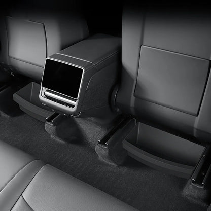 For Tesla New Model Y 2025 Launch Juniper Front Seats Under Seat drawer TPE Storage Box Beauty World Shop