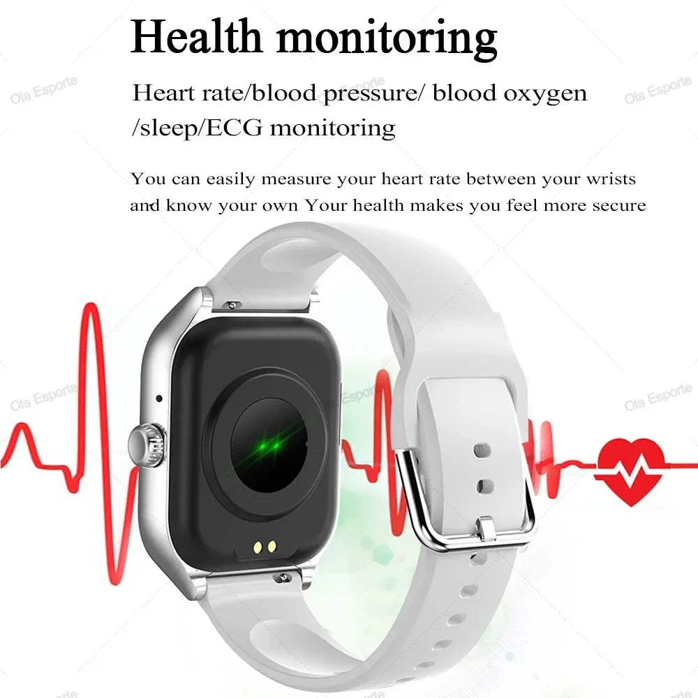 Smart Watch For Android IOS Watches 1.83inch HD Display Bluetooth Call Message Alert Music Sports Mode Smartwatch Men Women Gift Beauty World Shop
