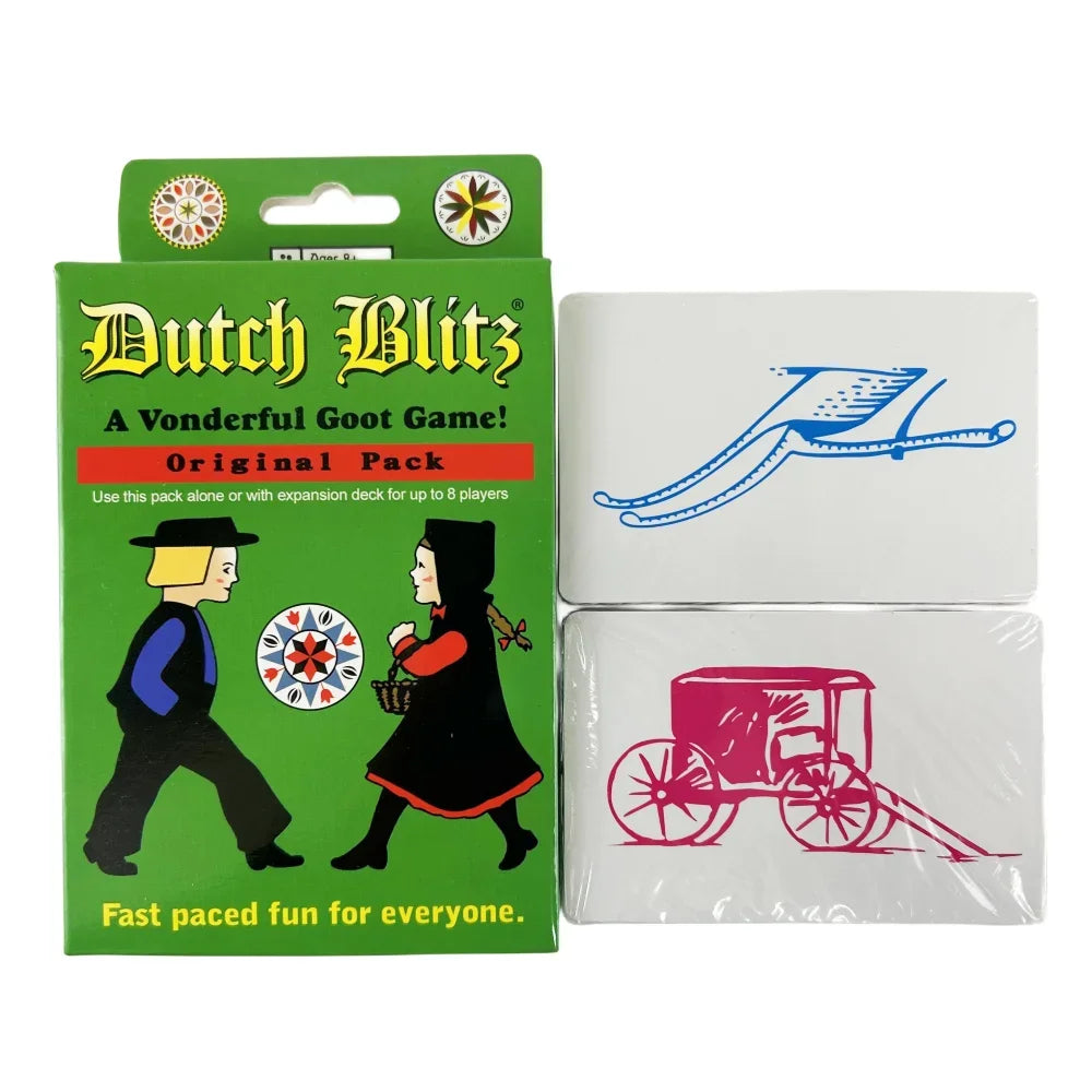 Dutch Blitz The Original Fast Paced Card Game Contains 160 Card Quick And Easy To Learn Great Family Game Fun For Everyone For 2 Beauty World Shop