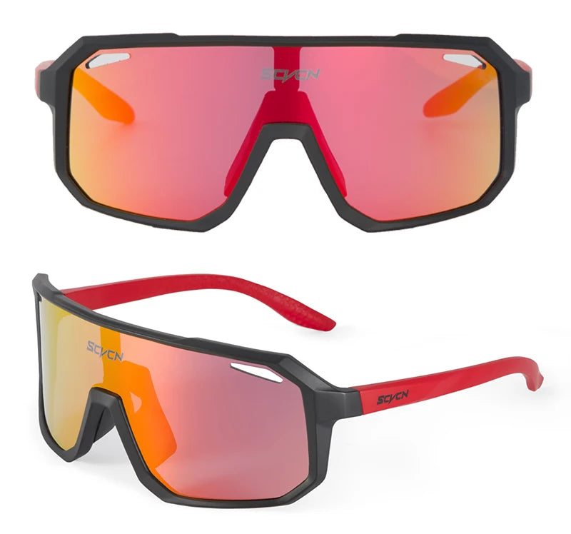 SCVCN New Cycling Glasses Bike Sunglasses Men UV400 Eyewear Outdoor Sports MTB Goggles Bicycle Women Riding Hiking Sunglasses Beauty World Shop