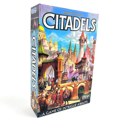 Citadels Royal Architects Clash Medieval City Building Strategy Bluffing Game for 2-8 Players Family and Adult Hybrid 60 Minutes Beauty World Shop