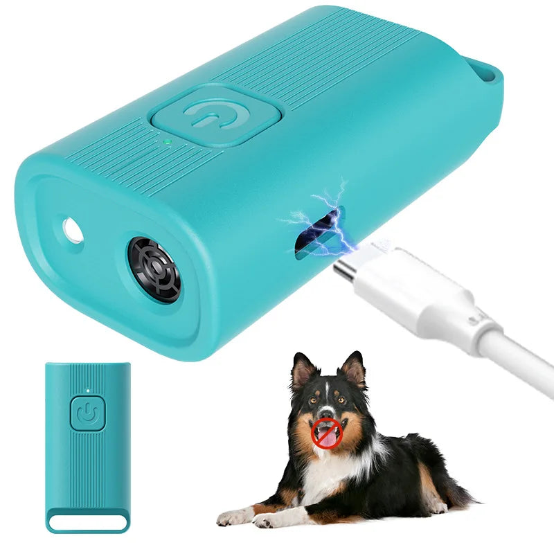 Ultrasonic Dog Repellent Handheld Anti-Barking And Luminous Ultrasonic Dog Repellent