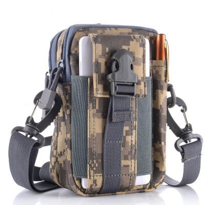 Mobile Phone Case Pouch Waist Bag Waterproof Nylon Multifunction Casual Men Waist Pack Male Small Bag Beauty World Shop