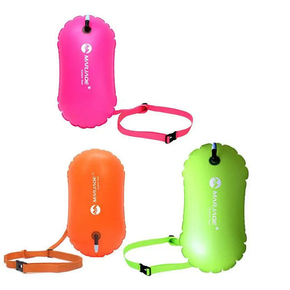 PVC pool Buoy Safety Buoy Tow Float Waterproof Air Bag With Waist Belt For rafting outdoor pool Swimming pool Safety Suppli Beauty World Shop