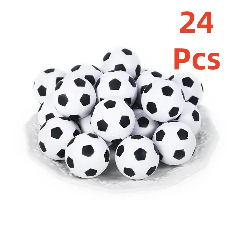 1/24 Mini Sports Balls for Kids Party Favor Toy Soccer Ball Anti Stress Ball Foam Football Kids Birthday Party Decoration Toy Beauty World Shop