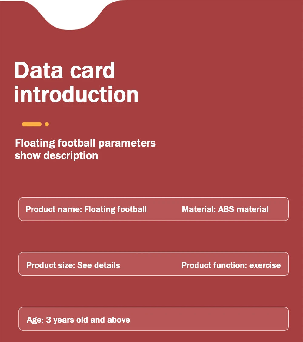 1 Pcs Battery Type Electric Light Air Cushion Indoor Parent Child Exercise Suspended Football Beauty Fashion