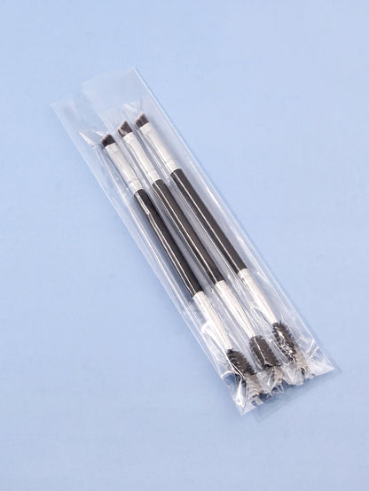 Clearance_3PCS professional single double end angle eyebrow eyelash makeup brush high quality eyebrow pencil eyeliner brush_Cont Beauty World Shop