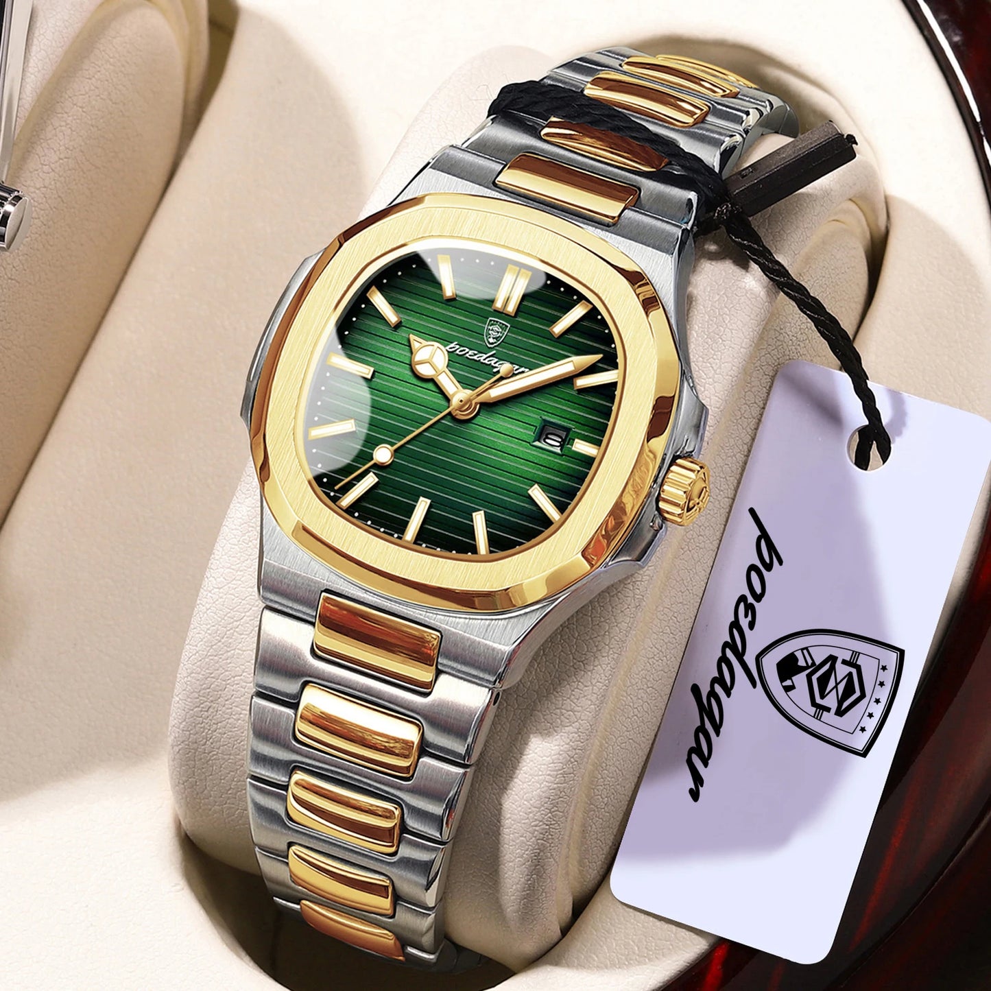 POEDAGAR Trendy Women’s Wristwatch Stainless Steel Date Quartz Ladies Watch Waterproof Luminous Original Watches For Woman Reloj Beauty World Shop