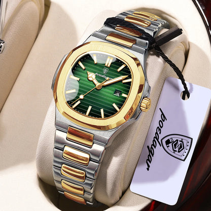 POEDAGAR Trendy Women’s Wristwatch Stainless Steel Date Quartz Ladies Watch Waterproof Luminous Original Watches For Woman Reloj Beauty World Shop