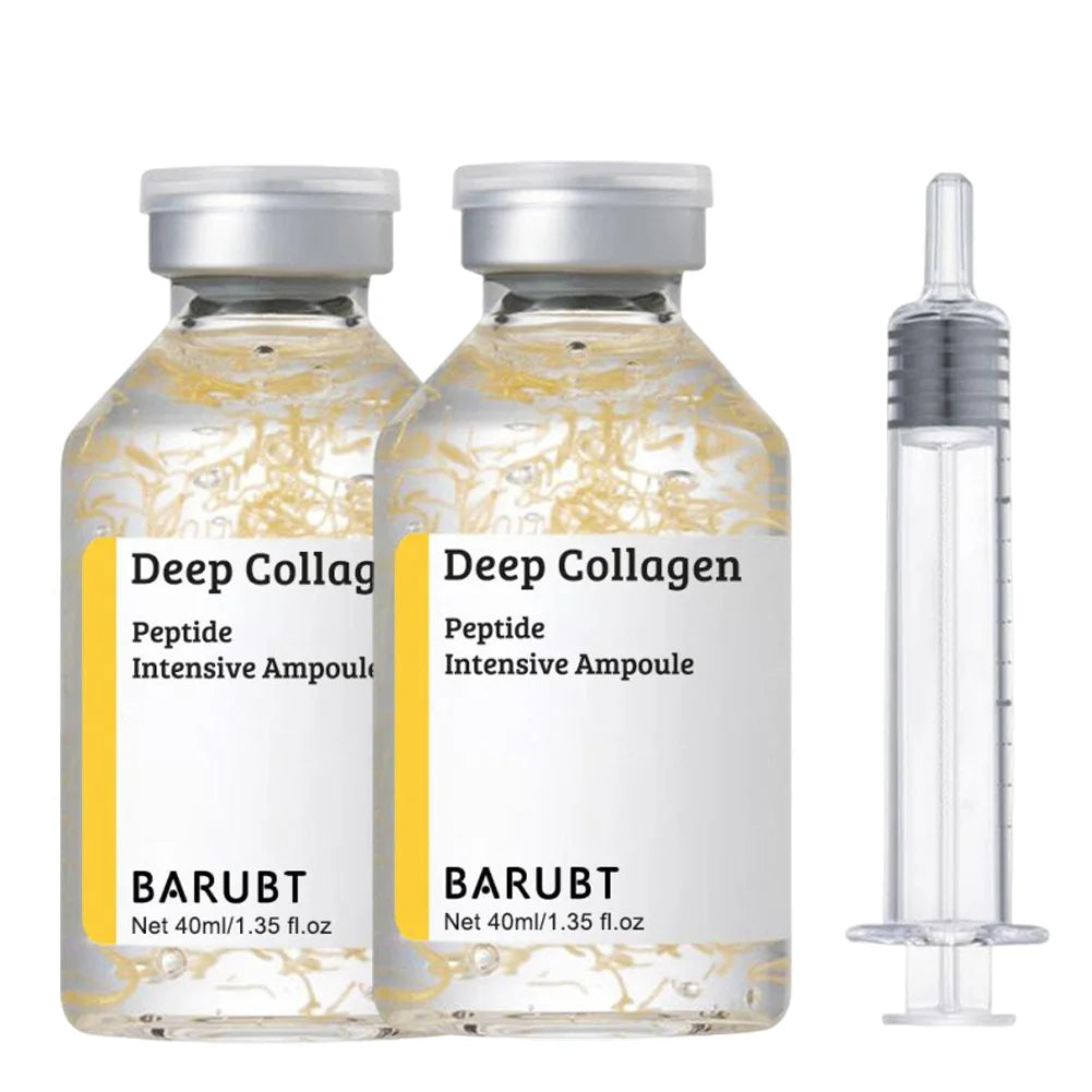 Korean Silk Collagen Essence Serum Deep Peptide Intensive Revitalizing Face Cream Anti-Wrinkle Firming Lifting Skin Care 40ml Beauty World Shop