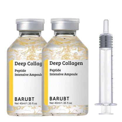 Korean Silk Collagen Essence Serum Deep Peptide Intensive Revitalizing Face Cream Anti-Wrinkle Firming Lifting Skin Care 40ml Beauty World Shop