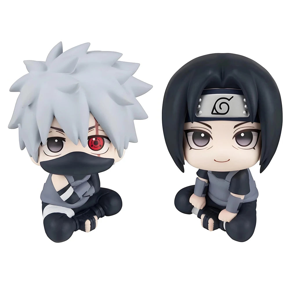 9.5/10cm Naru Shippuuden Anime Figure Q Version Kakashi Uchiha Itachi Action Figure Collection Model Toys Beauty World Shop