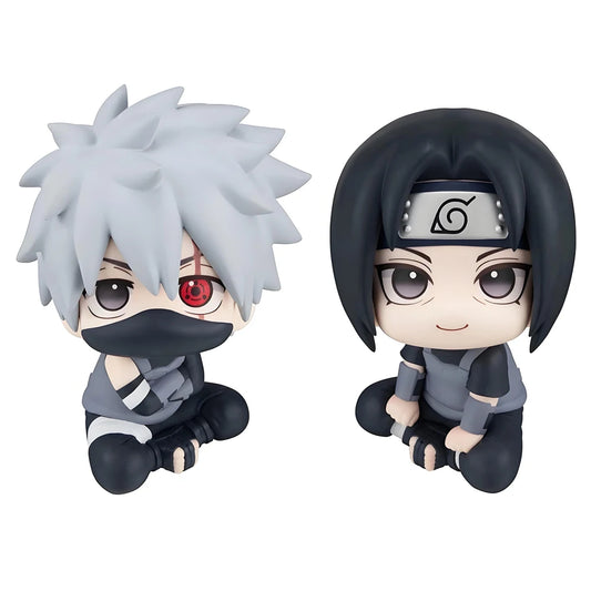 9.5/10cm Naru Shippuuden Anime Figure Q Version Kakashi Uchiha Itachi Action Figure Collection Model Toys Beauty World Shop