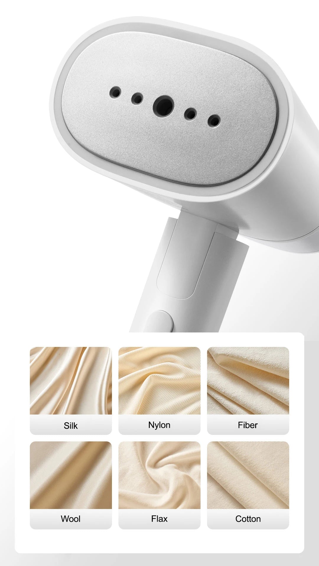 New MIJIA Handheld Garment Steamer 2 iron Home Electric Steam Cleaner Portable Foldable Mite Removal Flat Ironing Machine Beauty World Shop