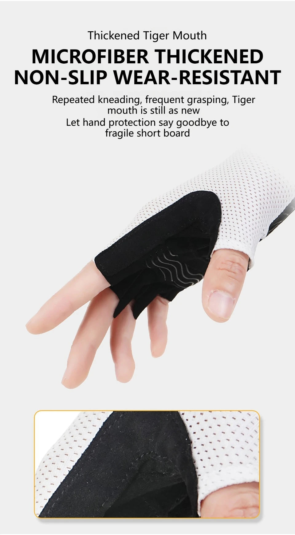 GETINFIT Riding Gloves Mesh Breathable Anti-slip Shock-absorbing Half-finger Gloves Outdoor Sports Fitness Mountaineering Riding Beauty World Shop
