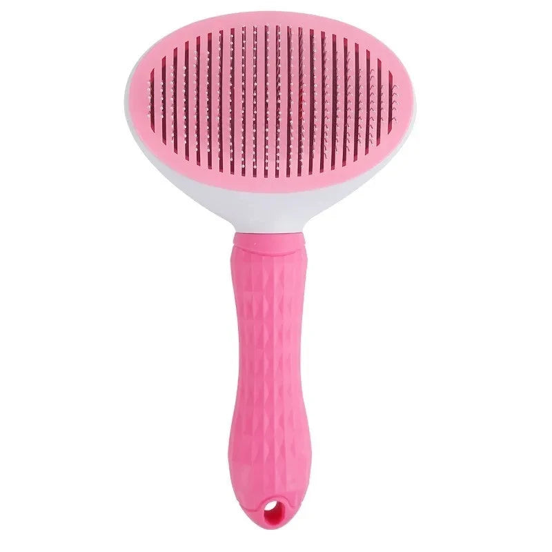 Pet Dog Brush Cat Comb Self Cleaning Pet Hair Remover Brush For Dogs Cats Grooming Tools Pets Dematting Comb Dogs Accessories Beauty World Shop