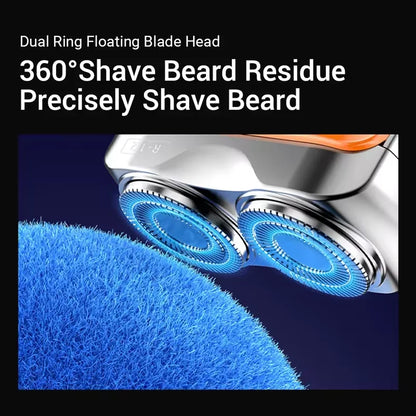 Mini Electric Smart Shaver Household Car Shaver Digital Display Dual Blade Rechargeable Shaver Powerful Beard Trimmer Tool Beauty World Shop