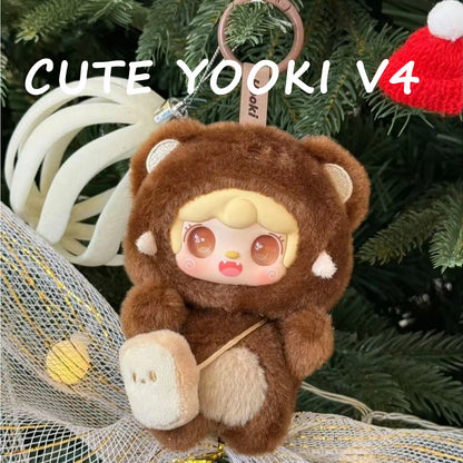Yooki V4 Plush Take A Bite Of Bear Series Cute Plush Pendant Blind Box Desktop Ornament Toy Anime Guess Doll Mystery Box Gifts Beauty World Shop