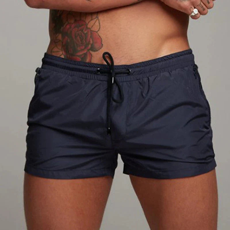 Mens Swim Trunks with Zipper Pockets Mesh Liner Summer Beach Board Shorts Quick Dry Swimming Bathing Suit Swimsuit Swimwear Beauty World Shop